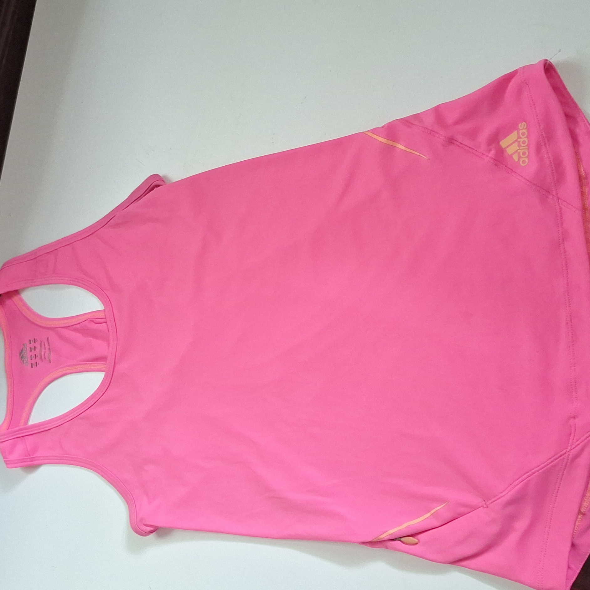 Adidas Pink Racerback Running Tank